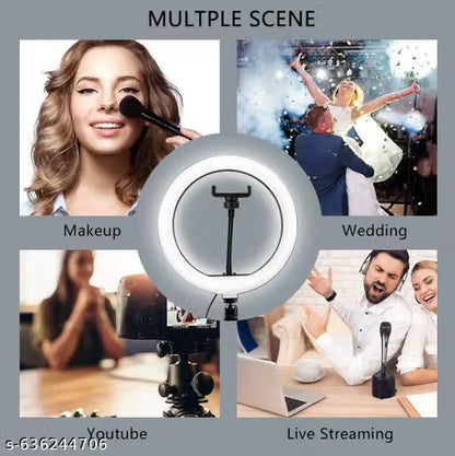Professional 10-Inch Dimmable LED Ring Light with Adjustable Tripod Stand & Phone Holder – 3 Light Modes for Vlogging & Streaming