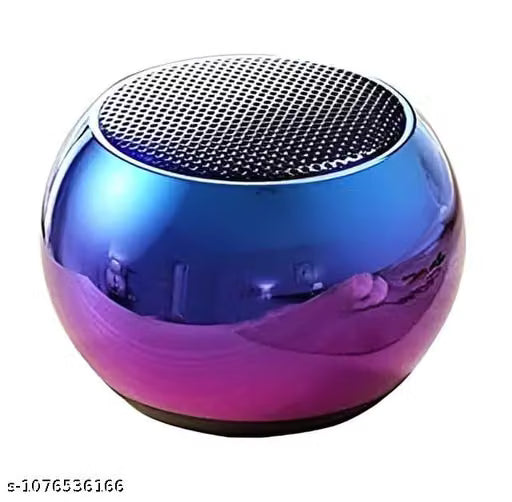 Mini M4 Portable Wireless Bluetooth Speaker – Electroplated Gradient Finish with Built-in Mic & Water Resistance