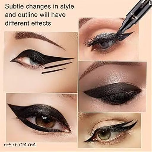 Miraqla 3-in-1 Eye Makeup Set – 36H Waterproof Liquid Eyeliner, Volumizing Mascara & 2X Super Black Kajal Pencil